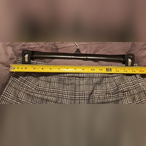 Black Herringbone Trousers Stove Pipe Legs - Picture 8 of 13